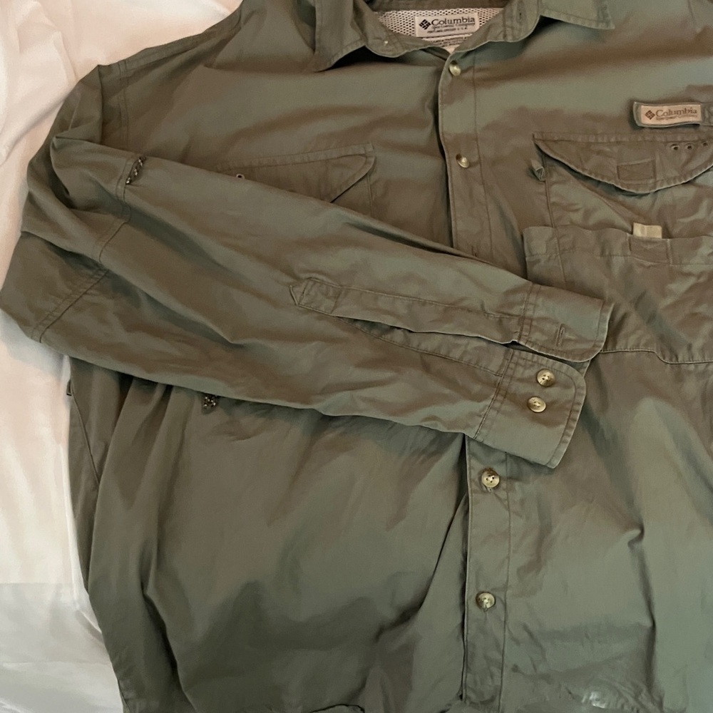 Columbia Men's Olive Green Outdoor Jacket - Picture 4 of 8